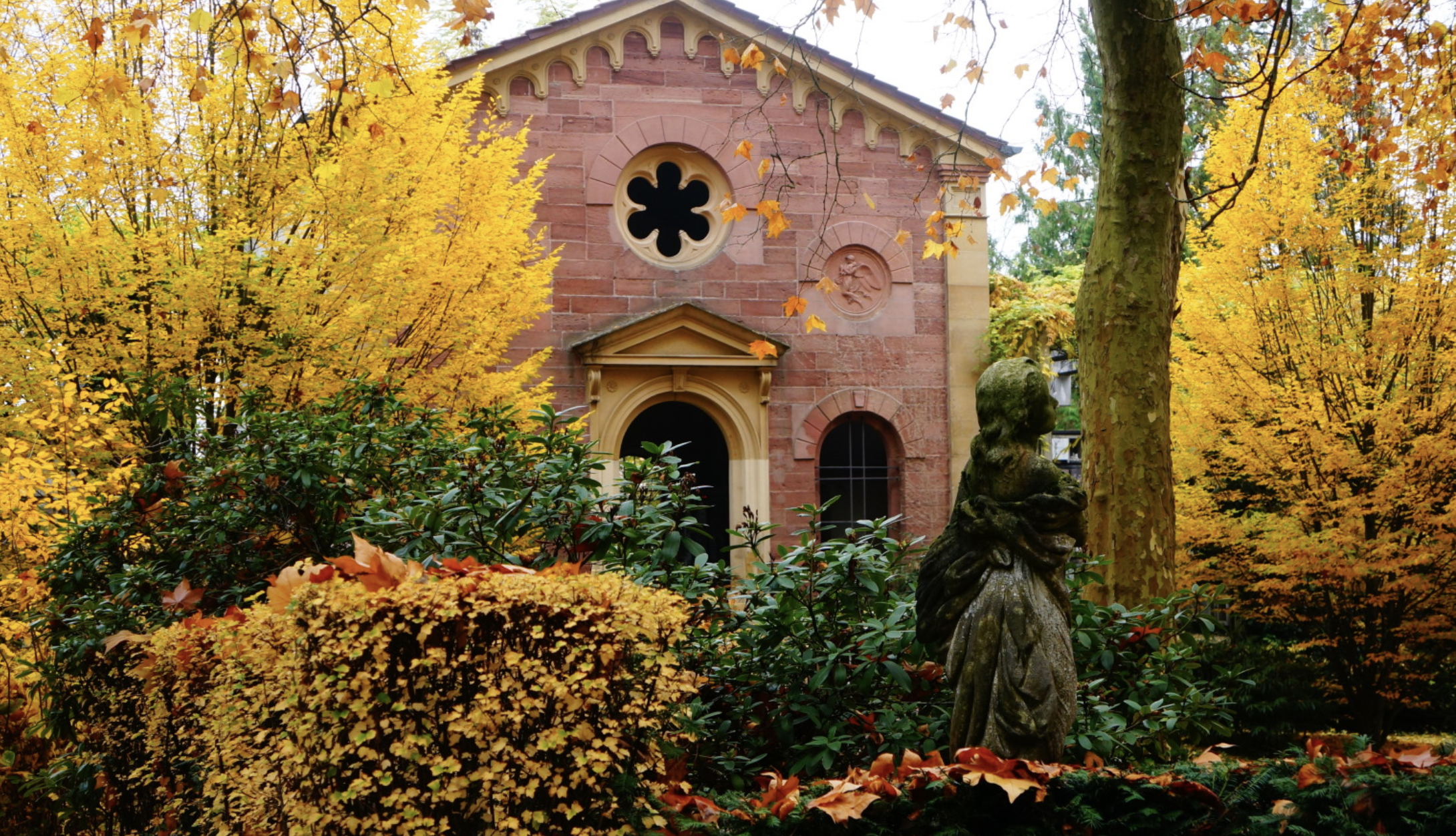 Hauptfriedhof Pforzheim - Gesamtansicht des historischen Friedhofs